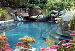 Custom Swimming Pool water Falls 250 x 157