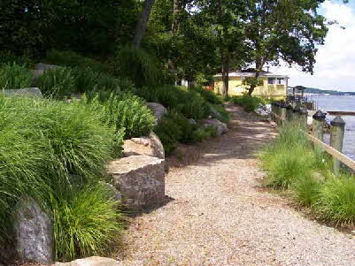 Maryland buffer management design - water front living retaining wall
