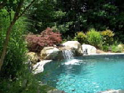 custom Swimming pool pictures -maryland waterfalls