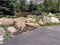<b>Rocks Shown in Wall</b><br>Picture of Living rock retaining wall in Maryland