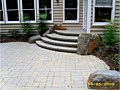 <b>custom modular wall steps picture</b><br>photo of segmented steps with boulders in annapolis maryland.
