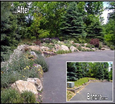 Living Rock Retaining Wall in maryland