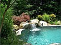 <b>custom swimming pool water falls photo</b><br>annapolis maryland picture of custom swimming pool waterfalls