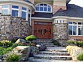 <b>hardscapes front stone steps 507x683</b><br>Pictures of hardscaping stone rock steps Eastern ShoreMaryland Maryland
